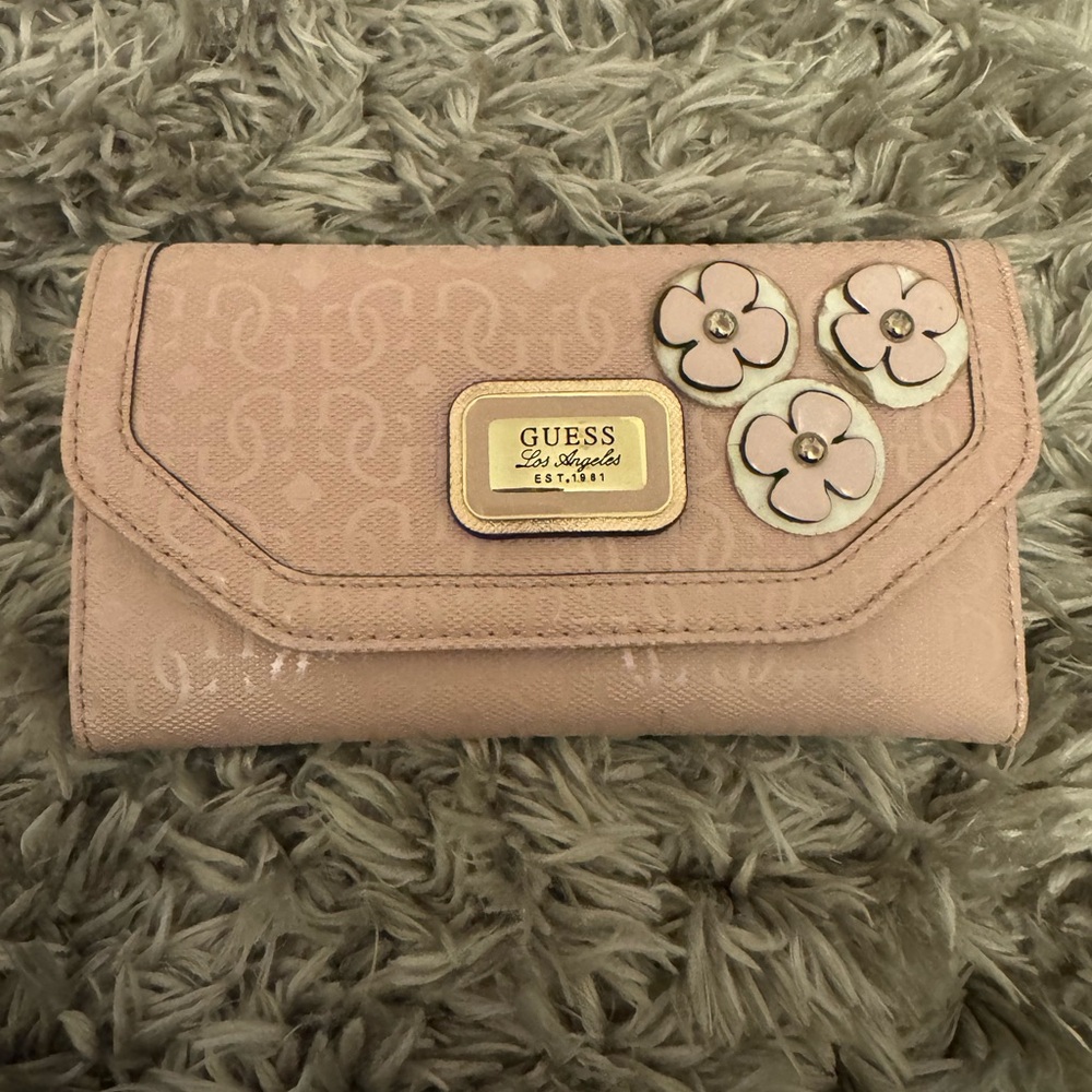 Guess Blush Floral Women's Wallet